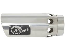 aFe Power - aFe Power 4" IN/5" OUT Bolt-On Polished Stainless Exhaust Tip; 49T40502-P121 - Image 1