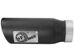 aFe Power - aFe Power 3.5" IN/4.5" OUT Bolt-On Matte Black SS Exhaust Tips; 49T35456-B12 - Image 2