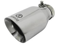 aFe Power - aFe Power 2.5" IN/4.5" OUT Bolt-On Polished Stainless Exhaust Tip; 49T25454-P09 - Image 1