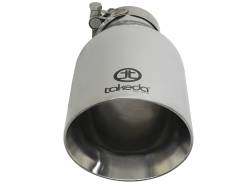 aFe Power - aFe Power 2.5" IN/4.5" OUT Bolt-On Polished Stainless Exhaust Tip; 49T25454-P09 - Image 3