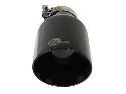 aFe Power - aFe Power 2.5" IN/4.5" OUT Bolt-On Black Stainless Exhaust Tip; 49T25454-B091 - Image 3