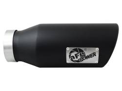 aFe Power - aFe Power 4" IN/6" OUT Bolt-On Matte Black Stainless Exhaust Tips; 49T40606-B15 - Image 2