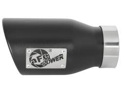 aFe Power - aFe Power 3" IN/4.5" OUT Bolt-On Matte Black Stainless Exhaust Tip; 49T30452-B09 - Image 2