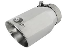 aFe Power - aFe Power 2.5" IN/3.5" OUT Bolt-On Polished Stainless Exhaust Tip; 49T25354-P07 - Image 1