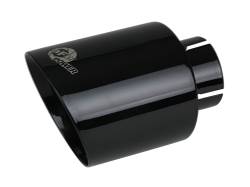 aFe Power - aFe Power 2.5" IN/4.5" OUT Bolt-On Matte Black SS Exhaust Tip; 49T25454-B071 - Image 1