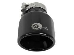 aFe Power - aFe Power 2.5" IN/4" OUT Bolt-On Matte Black Stainless Exhaust Tip; 49T25404-B06 - Image 3