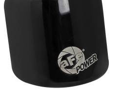 aFe Power - aFe Power 2.5" IN/4" OUT Bolt-On Matte Black Stainless Exhaust Tip; 49T25404-B06 - Image 5