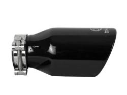 aFe Power - aFe Power 2.5" IN/4" OUT Bolt-On Matte Black Stainless Exhaust Tip; 49T25404-B08 - Image 2