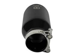 aFe Power - aFe Power 2.5" IN/4" OUT Bolt-On Matte Black Stainless Exhaust Tip; 49T25404-B08 - Image 4