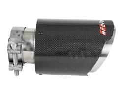 aFe Power - aFe Power 2.5" IN/4" OUT Bolt-On Carbon Fiber Exhaust Tip; 49T25404-C07 - Image 2