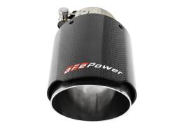 aFe Power - aFe Power 2.5" IN/4" OUT Bolt-On Carbon Fiber Exhaust Tip; 49T25404-C07 - Image 3