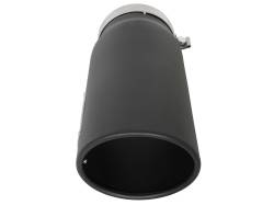 aFe Power - aFe Power 5" IN/6" OUT Bolt-On Matte Black Stainless Exhaust Tip; 49T50601-B15 - Image 2