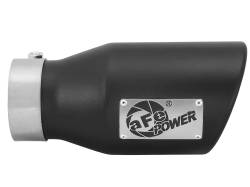 aFe Power - aFe Power 3" IN/4.5" OUT Bolt-On Matte Black Stainless Exhaust Tip; 49T30451-B09 - Image 2