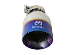 aFe Power - aFe Power 2.5" IN/4" OUT Bolt-On Blue Flame Stainless Exhaust Tip; 49T25404-L07 - Image 3