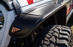 Bushwacker - Bushwacker Flat Style Front/Rear Fender Flares-Black, for Jeep JT; 10928-07 - Image 1