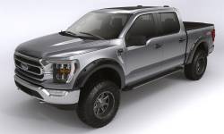 Bushwacker - Bushwacker Forge Style Front/Rear Fender Flares-Black, Super Duty; 28314-08 - Image 1