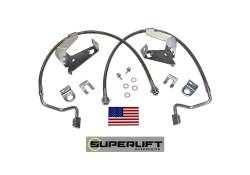 Superlift - Superlift Front Stainless Brake Lines 2"-4" Lifts-Pair, 08-10 Super Duty; 91540 - Image 1