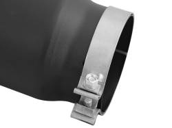 aFe Power - aFe Power 5" IN/6" OUT Bolt-On Matte Black Stainless Exhaust Tip; 49T50601-B12 - Image 4