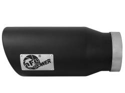 aFe Power - aFe Power 5" IN/7" OUT Bolt-On Matte Black Stainless Exhaust Tip; 49T50702-B15 - Image 2