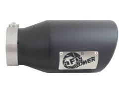 aFe Power - aFe Power 4" IN/6" OUT Bolt-On Matte Black Stainless Exhaust Tip; 49T40601-B12 - Image 2