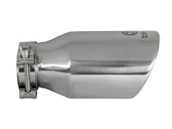 aFe Power - aFe Power 2.5" IN/4" OUT Bolt-On Polished Stainless Exhaust Tip; 49T25404-P08 - Image 2