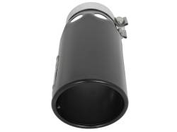 aFe Power - aFe Power 4" IN/5" OUT Bolt-On Matte Black Stainless Exhaust Tip; 49T40501-B121 - Image 2