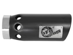 aFe Power - aFe Power 4" IN/5" OUT Bolt-On Matte Black Stainless Exhaust Tip; 49T40501-B121 - Image 3