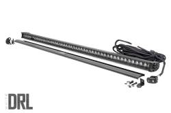 Rough Country Suspension Systems - Rough Country Black Series 50" Single Row DRL LED Light Bar, EACH; 70750BLDRL - Image 1
