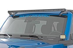 Rough Country Suspension Systems - Rough Country Black Series 50" Single Row DRL LED Light Bar, EACH; 70750BLDRL - Image 5