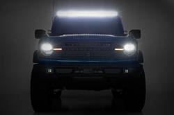 Rough Country Suspension Systems - Rough Country Black Series 50" Single Row DRL LED Light Bar, EACH; 70750BLDRL - Image 9
