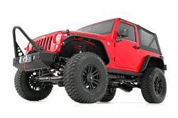 Rough Country Suspension Systems - Rough Country Front Inner Fender Liners-Black, for Wrangler JK; 1195 - Image 2