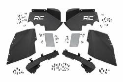 Rough Country Suspension Systems - Rough Country Front Inner Fender Liners-Black, for Wrangler JK; 1195 - Image 6