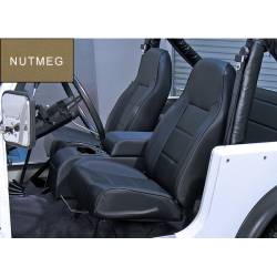 Rugged Ridge - Rugged Ridge 13401.07 High-Back Front Seat Non-Recline Nutmeg - Image 1