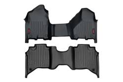 Rough Country Suspension Systems - Rough Country Front/Rear Floor Liners-Black, for 19-24 Ram 2500 Crew; M-31530 - Image 1