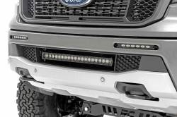 Rough Country Suspension Systems - Rough Country Bumper Mount Dual 6" LED Light Bar Kit, 19-24 Ford Ranger; 70829 - Image 1