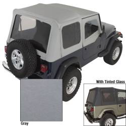 Rugged Ridge - Rugged Ridge 13722.09 XHD Soft Top Charcoal Tinted Window for Jeep Wrangler - Image 1