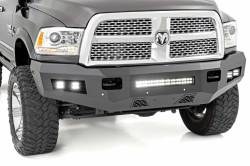 Rough Country Suspension Systems - Rough Country Heavy Duty Front Bumper-Black, for Ram 2500/3500; 10785 - Image 1