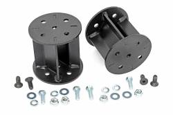 Rough Country Suspension Systems - Rough Country 4" Rear Air Spring Spacer Kit-Black, Pair; 10013 - Image 1
