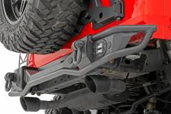 Rough Country Suspension Systems - Rough Country Tubular Rear Bumper-Black, for Wrangler JL; 10648 - Image 4