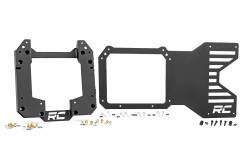 Rough Country Suspension Systems - Rough Country Spare Tire Mount Relocation Plate-Black, 21-24 Bronco; 51055 - Image 1