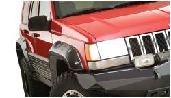 Bushwacker - Bushwacker Cut-Out Style Front/Rear Fender Flares-Black, for Jeep ZJ; 10916-07 - Image 5