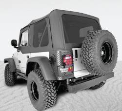 Rugged Ridge - Rugged Ridge 13728.01 XHD Sailcoth Soft Top Black Tinted Windows - Image 1