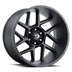 Vision Wheel - Vision Wheels 360 Silver 22x12 8x6.5 -51mm Black Matte; 360-22281SB-51 - Image 1