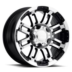 Vision Wheel - Vision Wheels 375 Warrior 15x6 5x4.5 0mm Machined & Black Gloss; 375VTH5665GBMF0 - Image 1