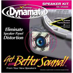 Dynamat - Dynamat 10415 Dynamat Xtreme Speaker Kit 2 Sheets, Size: 10" x 10" - Image 2