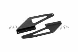 Rough Country Suspension Systems - Rough Country Upper Windshield 50" Light Bar Mounts-Black, for Jeep ZJ; 70567 - Image 2