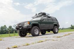 Rough Country Suspension Systems - Rough Country Upper Windshield 50" Light Bar Mounts-Black, for Jeep ZJ; 70567 - Image 4