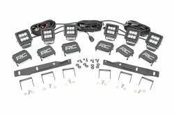 Rough Country Suspension Systems - Rough Country 2" Triple LED Pod Fog Light Kit-Spot, 17-20 F-150 Raptor; 70700 - Image 2