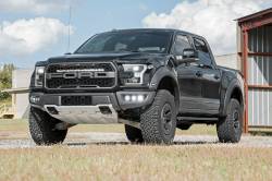 Rough Country Suspension Systems - Rough Country 2" Triple LED Pod Fog Light Kit-Spot, 17-20 F-150 Raptor; 70700 - Image 3
