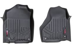 Rough Country Suspension Systems - Rough Country Front Floor Liners-Black, for 12-18 Ram Trucks Standard; M-3121 - Image 1